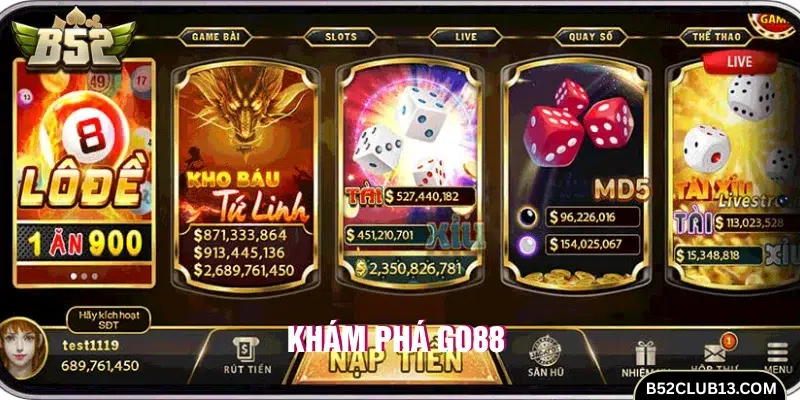 Tìm hiểu về cổng game GO88 với nhiều điểm nổi bật 